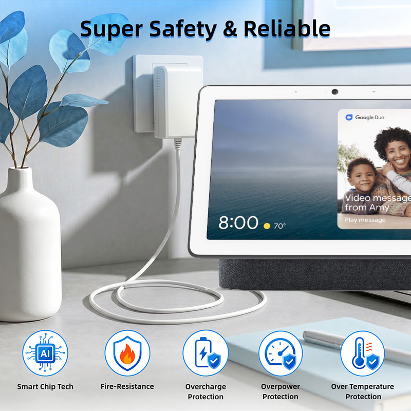 24V Power Supply Adapte for Go - đánh giá và giá Google Speaker Nest Audio