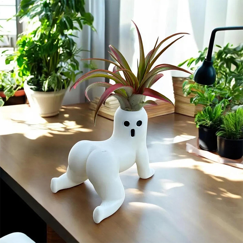 Funny Big Booty Ghost Planter  - đánh giá và giá Echeveria Succulent